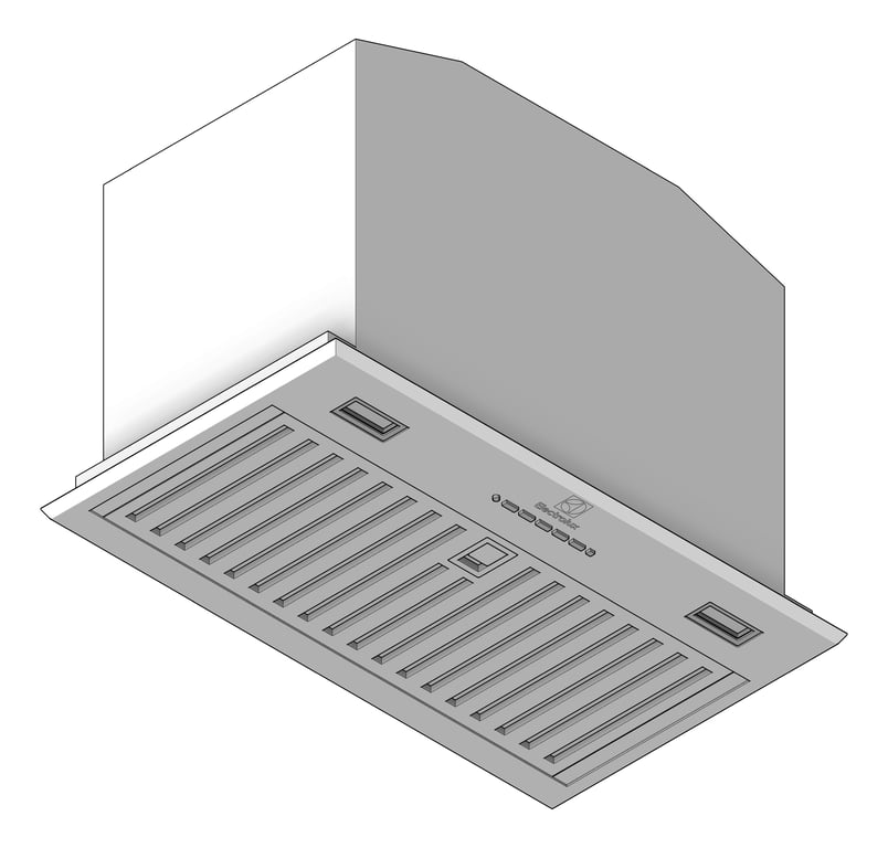 Navigate to Rangehood Integrated Electrolux 520 BaffleFilter
