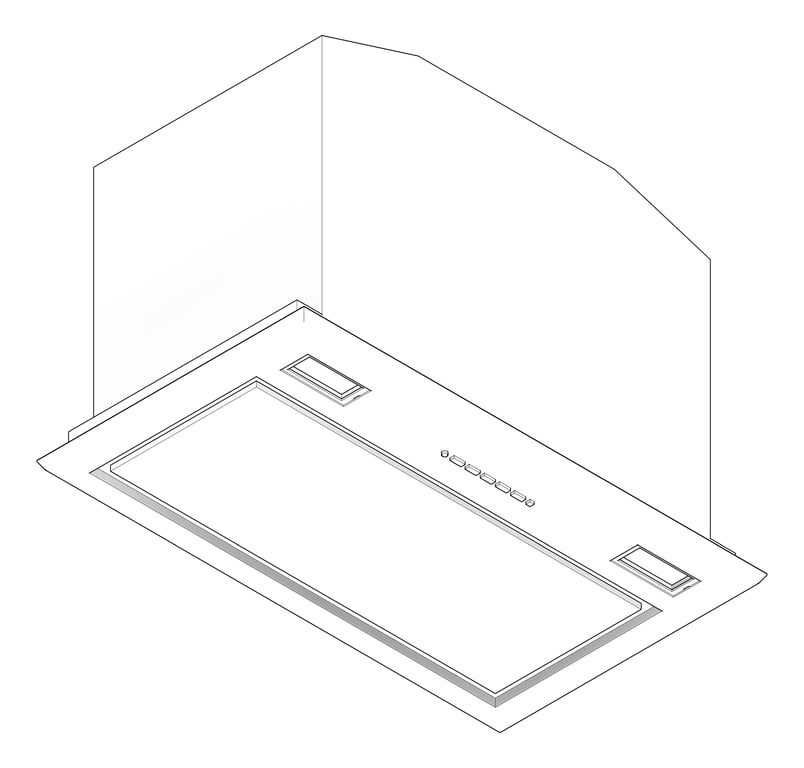 3D Documentation Image of Rangehood Integrated Electrolux 520 PerimeterExtraction