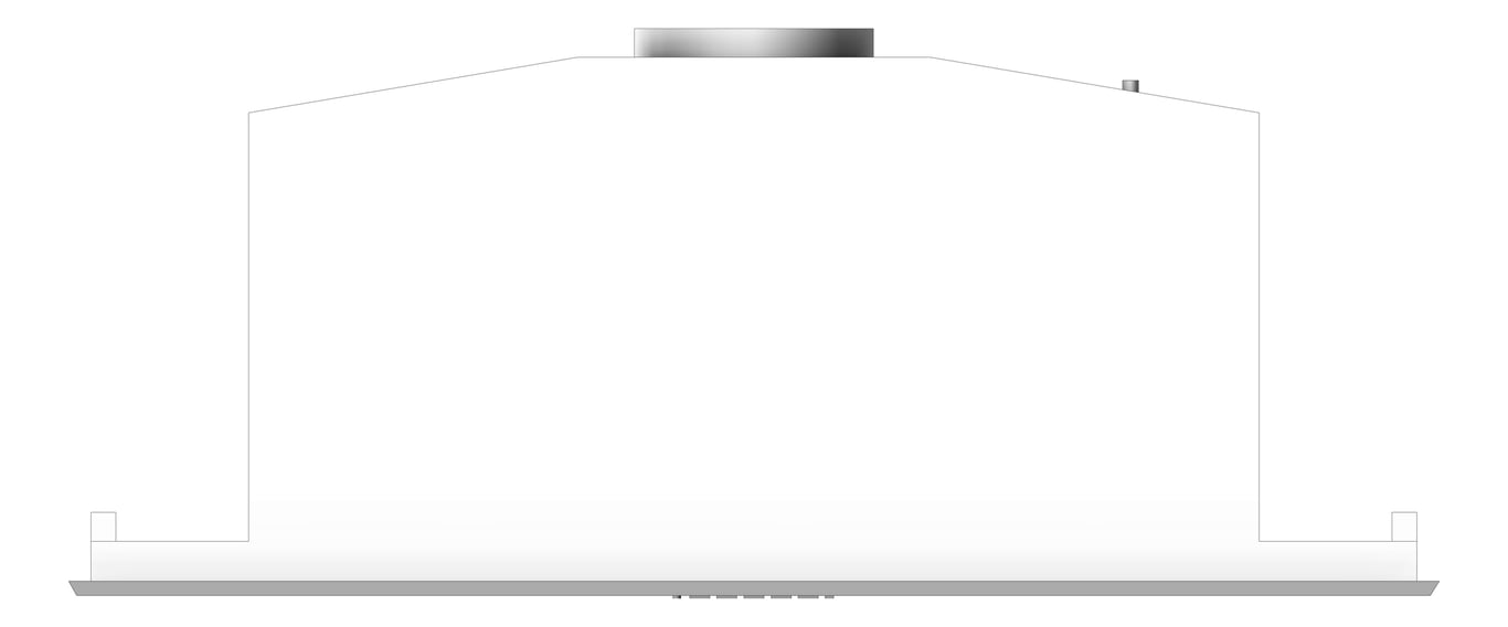 Front Image of Rangehood Integrated Electrolux 860 BaffleFilter