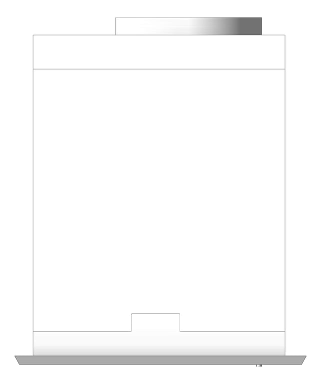 Left Image of Rangehood Integrated Electrolux 860 BaffleFilter