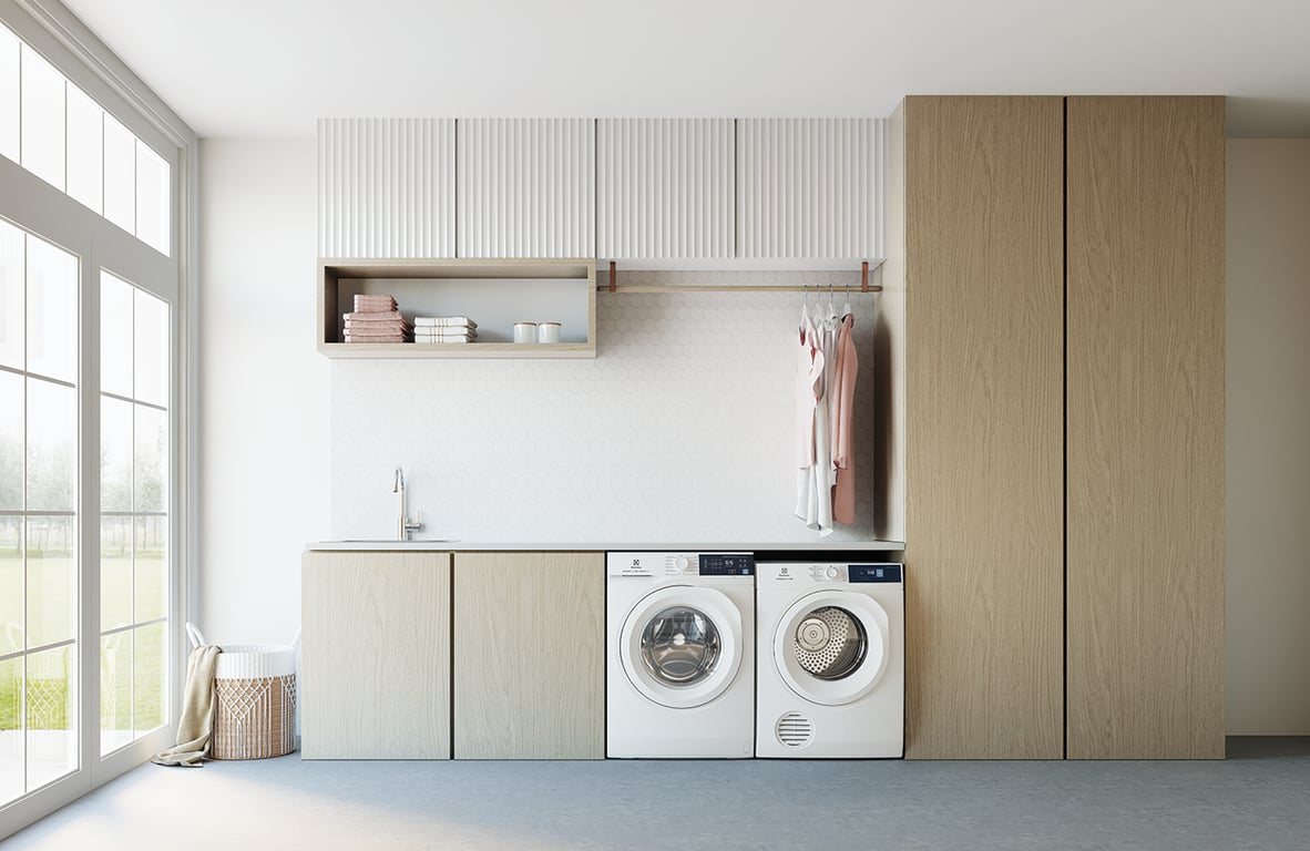 EWF7524D3WB EDV705H3WB ANZ Insitu Jun21 Image of Washer FrontLoad Electrolux