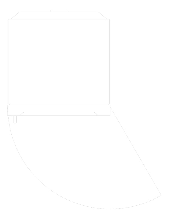 Plan Image of Refrigerator Freezer Electrolux 425L