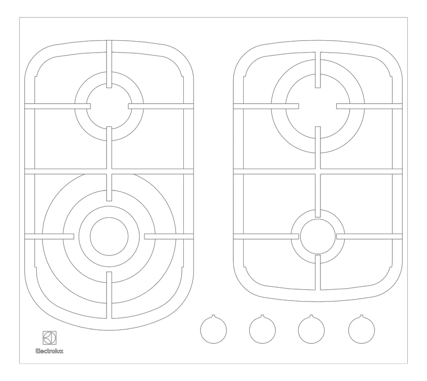 Cooktop Gas Electrolux 600