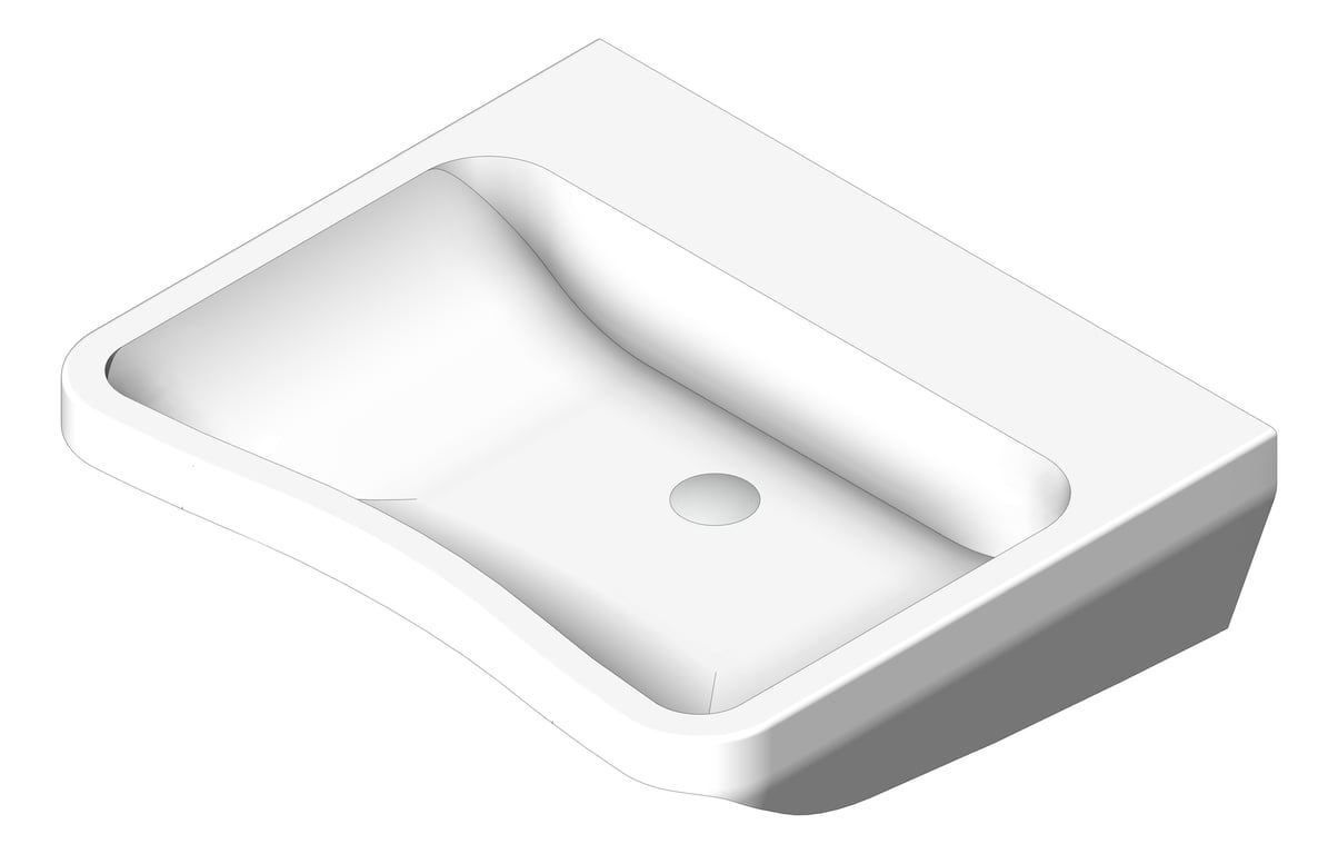 Basin WallHung Enware Clinical