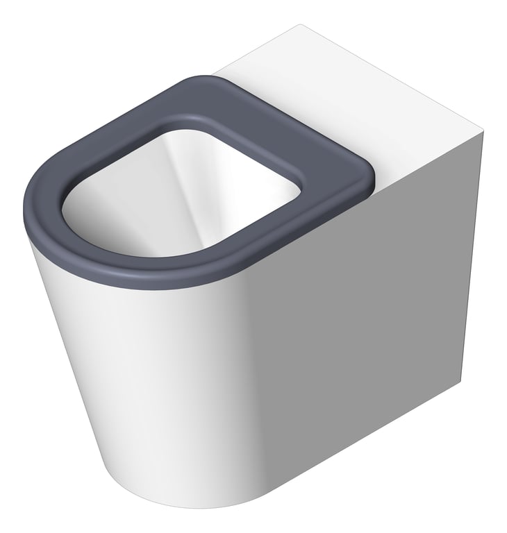 Toilet WallFaced Enware RaisedHeight