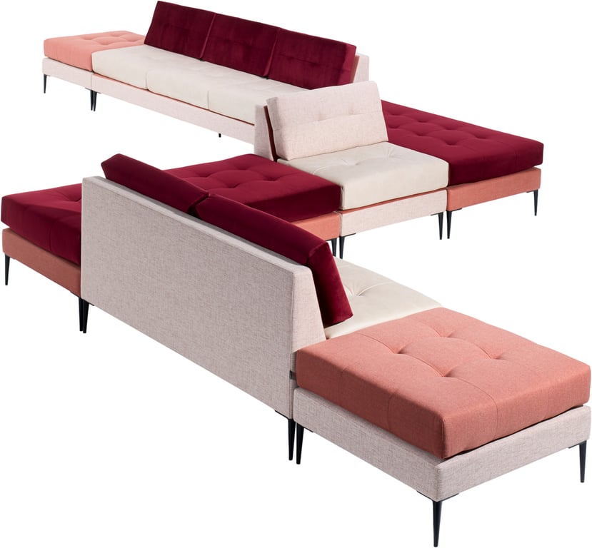 europlan monsoon modular setting Image of Seat Ottoman Europlan Monsoon Large