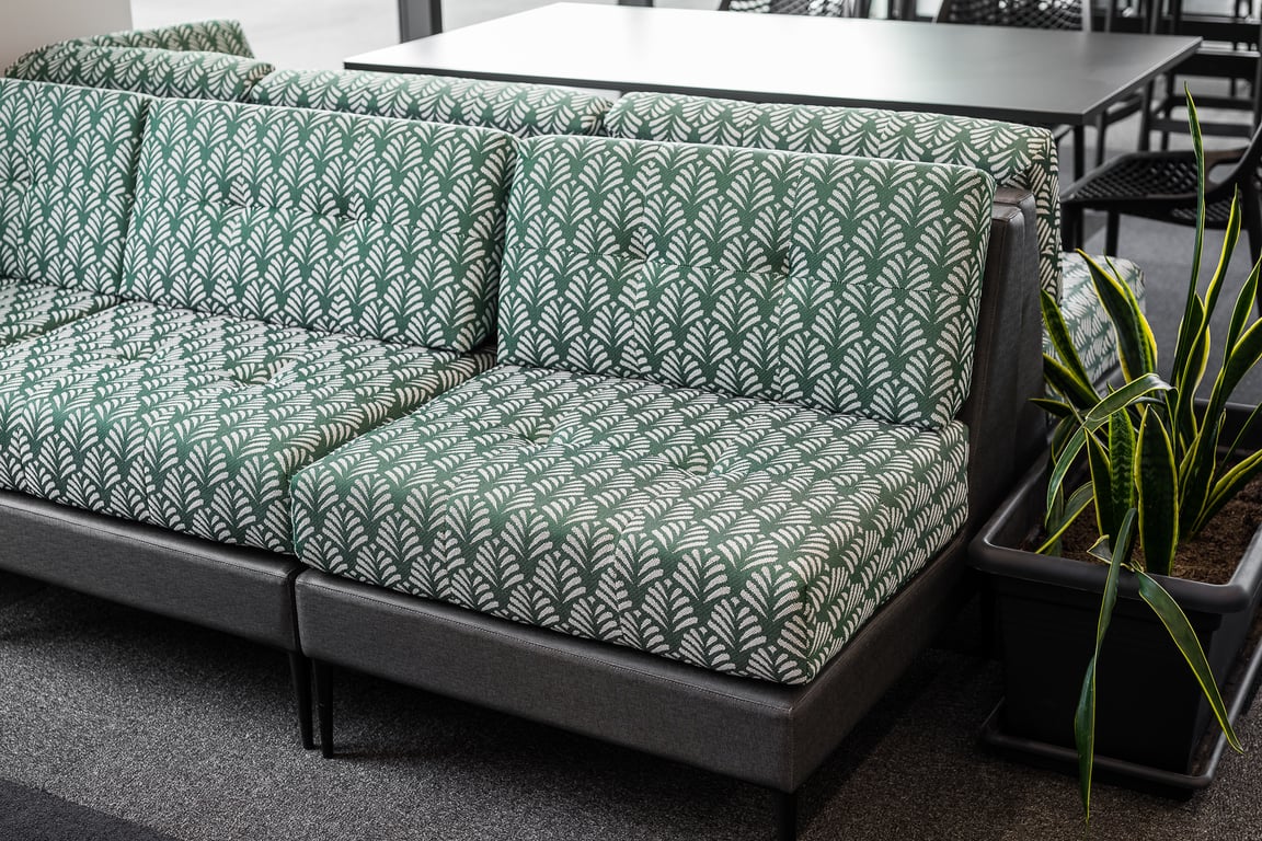 europlan monsoon modular setting commercial install Image of Seat Ottoman Europlan Monsoon Large