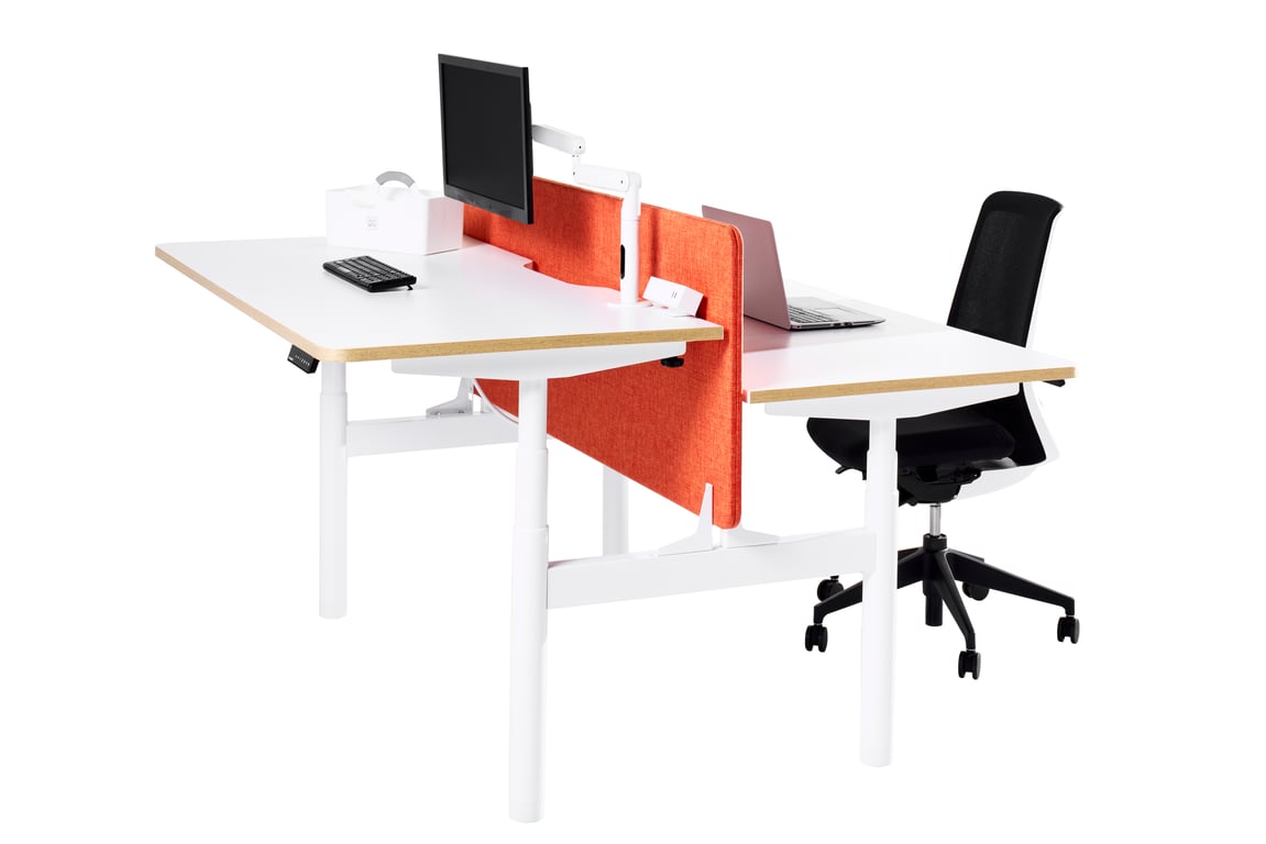 europlan tidal premium pod setting Image of Desk Double Europlan Tidal Premium AdjustableHeight