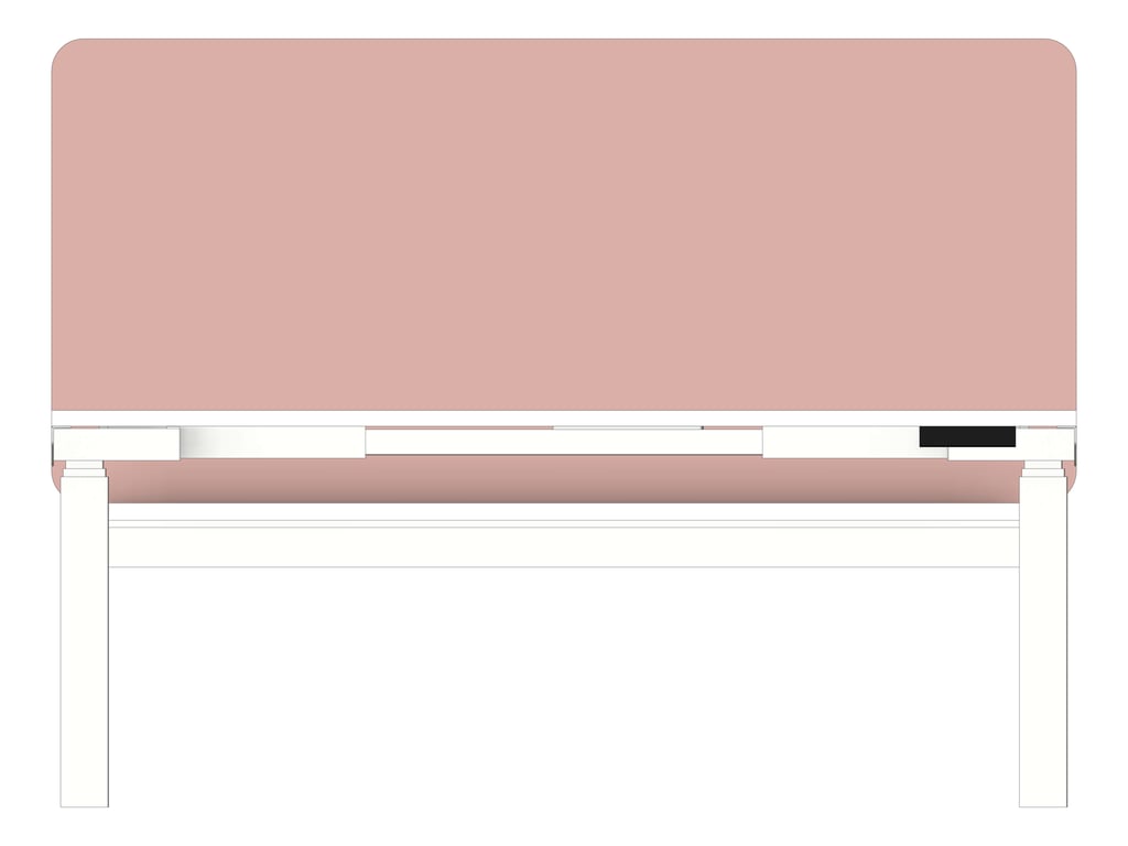 Front Image of Desk Double Europlan Tidal Premium AdjustableHeight