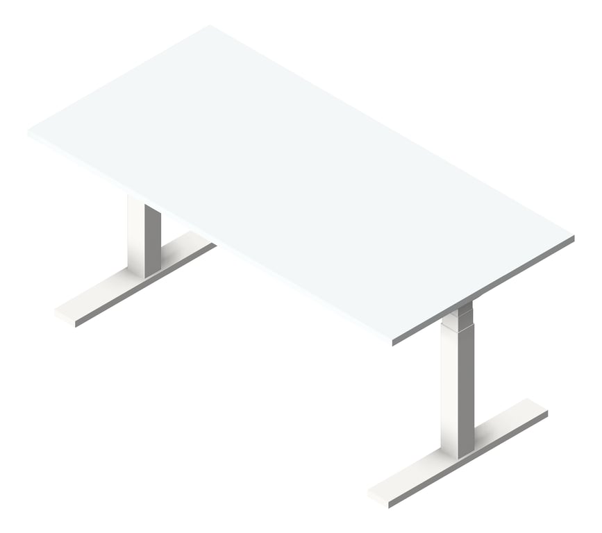 Desk Single Europlan Tidal AdjustableHeight