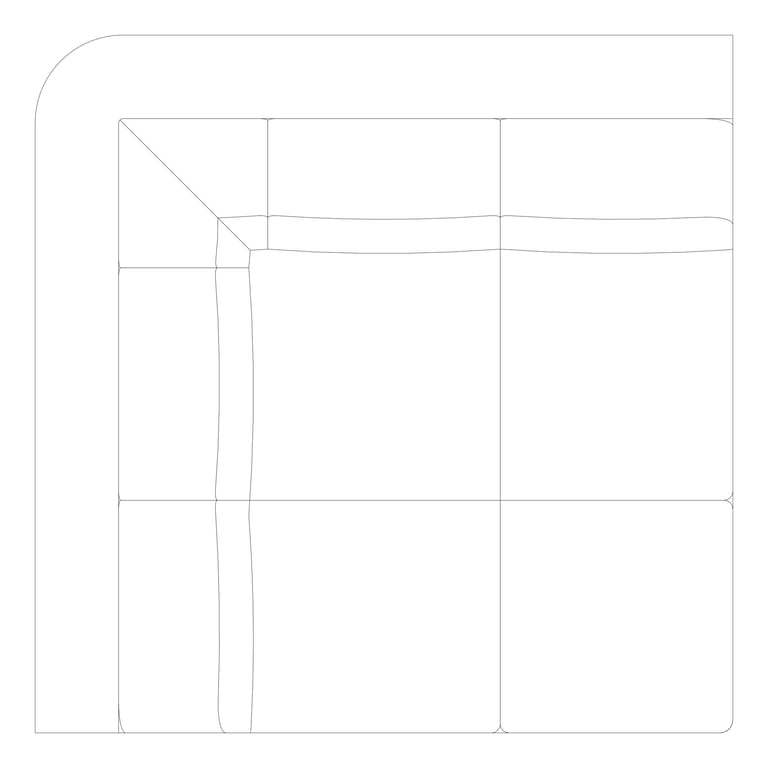Plan Image of Seat Sofa Europlan Monsoon Single Corner