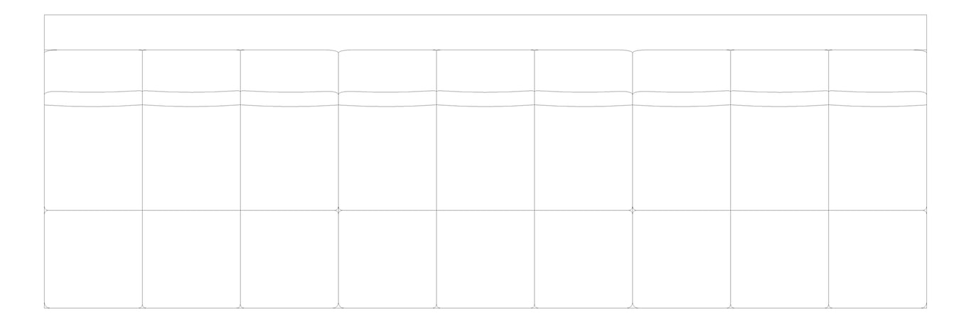 Plan Image of Seat Sofa Europlan Monsoon Triple