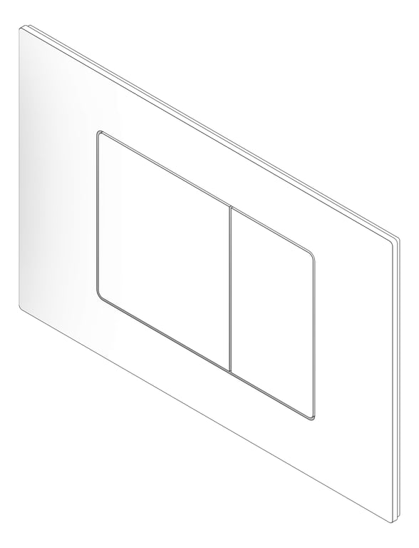 3D Documentation Image of FlushPlate Wall FaucetStrommen