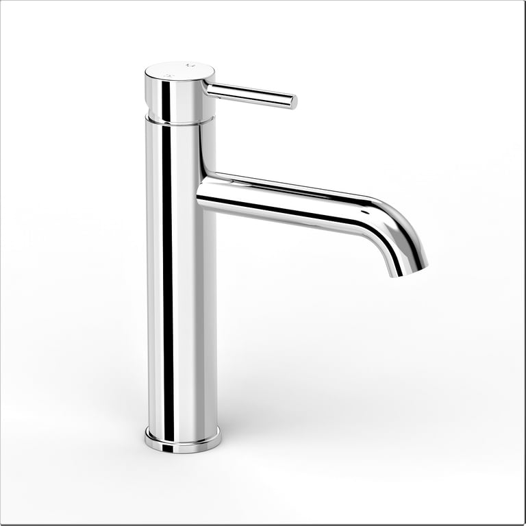FaucetStrommen PegasiMBasinMixerMid113H Render Image of Mixer Basin FaucetStrommen PegasiM Mid 133H