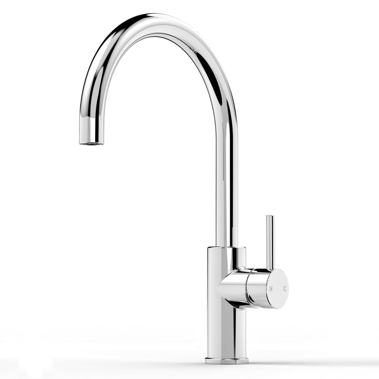 FaucetStrommen PegasiMSinkMixerCurve220 Render Image of Mixer Sink FaucetStrommen PegasiM Curve 220