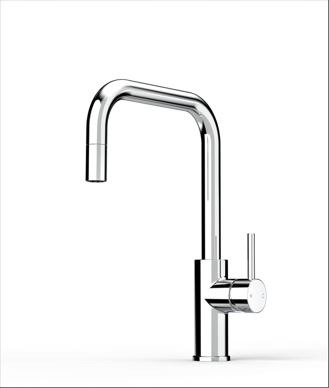FaucetStrommen PegasiMSinkMixerSquarePullOut Render Image of Mixer Sink FaucetStrommen PegasiM Square