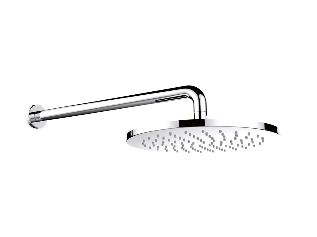 FaucetStrommen PegasiOverheadShower400Wa250Head Render Image of Shower Wall FaucetStrommen Pegasi