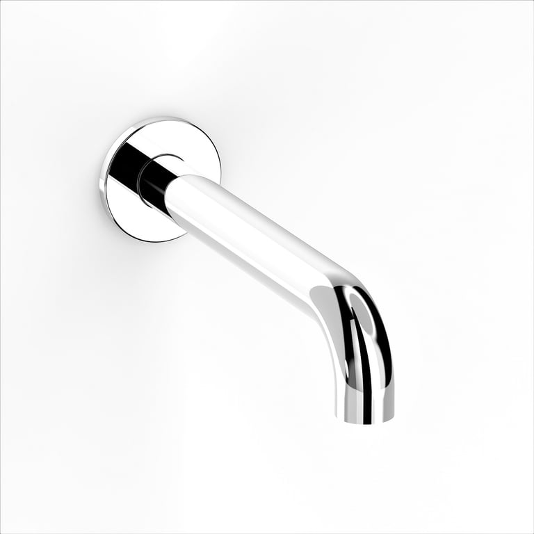 FaucetStrommen PegasiWallBasinSpout200 Render Image of Spout Basin FaucetStrommen Pegasi Wall 200