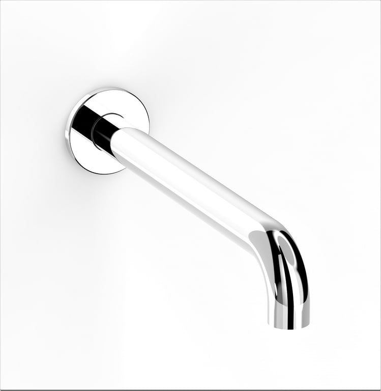 FaucetStrommen PegasiWallBasinSpout250 Render Image of Spout Basin FaucetStrommen Pegasi Wall 250
