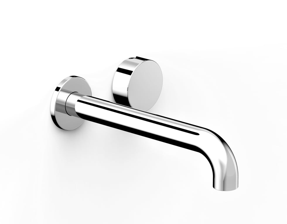 FaucetStrommen ZeroProgresivSmoothWallBasinMixerSet200 Render Image of MixerSet Basin FaucetStrommen ZeroProgresiv Smooth Wall 200