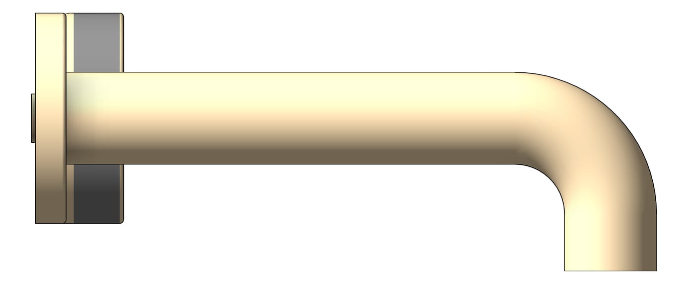 Left Image of MixerSet Basin FaucetStrommen ZeroProgresiv Fluted 150