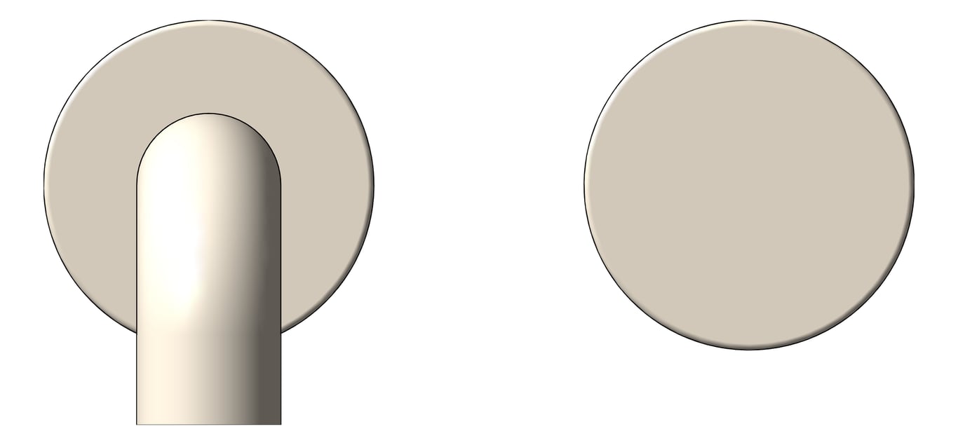 Front Image of MixerSet Basin FaucetStrommen ZeroProgresiv Fluted 200