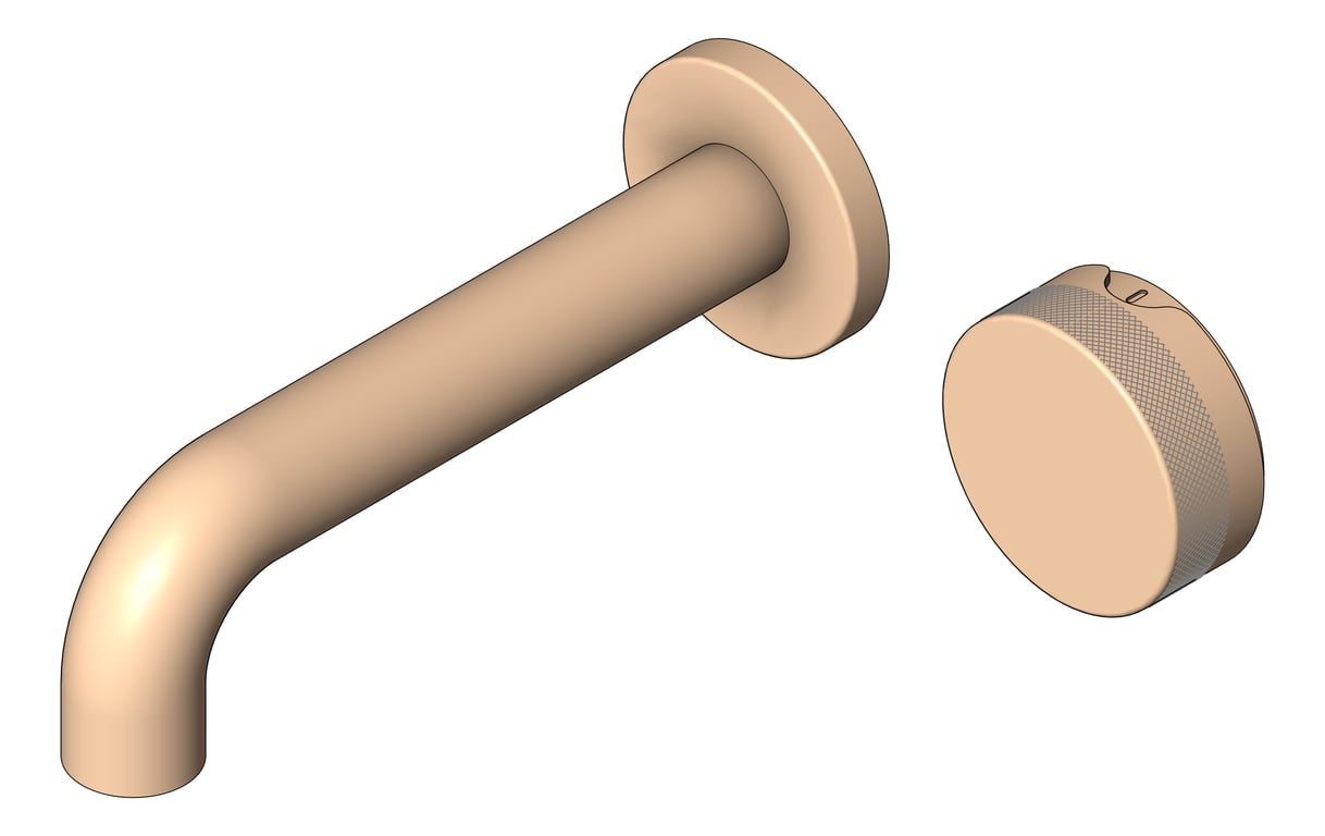Navigate to MixerSet Basin FaucetStrommen ZeroProgresiv Knurl Wall 150