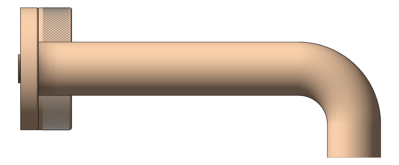 Left Image of MixerSet Basin FaucetStrommen ZeroProgresiv Knurl Wall 150