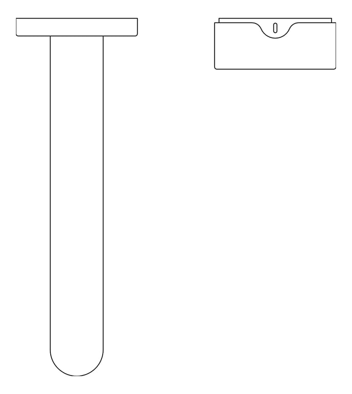 Plan Image of MixerSet Basin FaucetStrommen ZeroProgresiv Knurl Wall 150