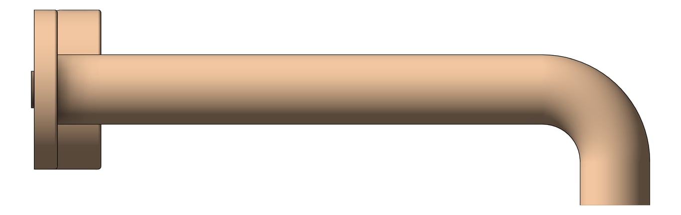 Left Image of MixerSet Basin FaucetStrommen ZeroProgresiv Smooth Wall 200