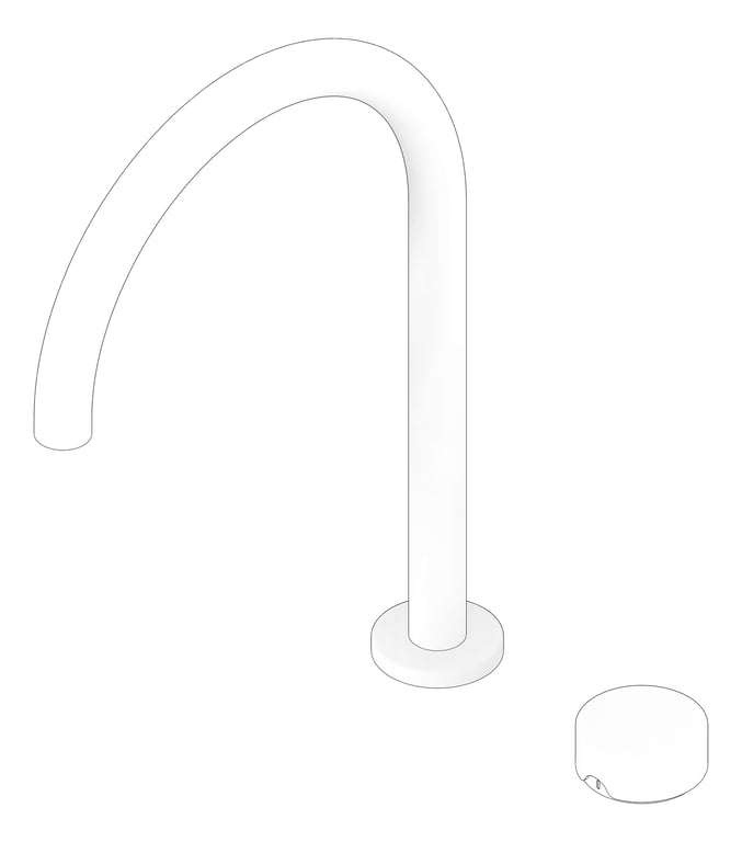 3D Documentation Image of MixerSet Sink FaucetStrommen ZeroProgresiv Smooth Curve