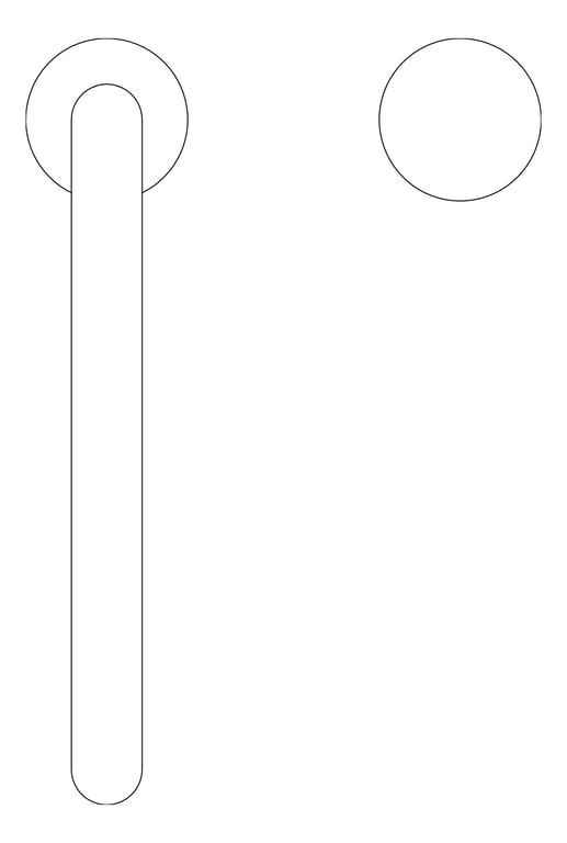 Plan Image of MixerSet Sink FaucetStrommen ZeroProgresiv Smooth Curve