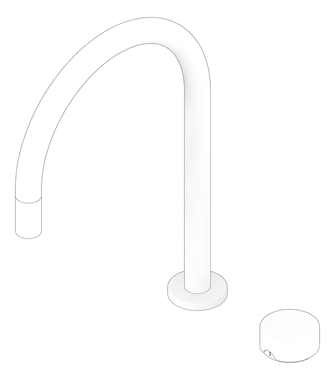 3D Documentation Image of MixerSet Sink FaucetStrommen ZeroProgresiv Smooth Curve PullOut