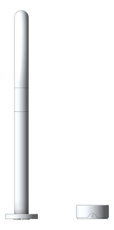 Front Image of MixerSet Sink FaucetStrommen ZeroProgresiv Smooth Curve PullOut