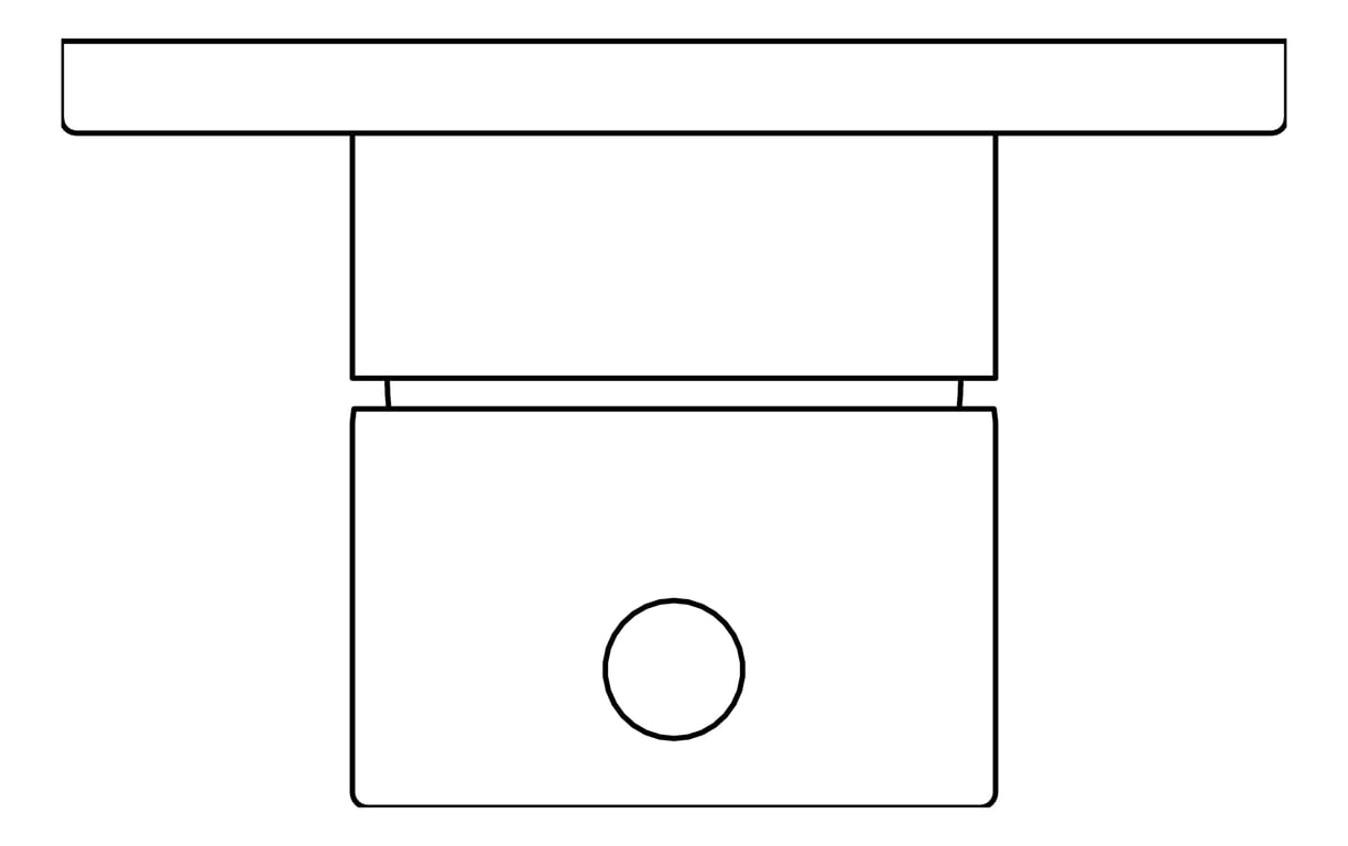 Plan Image of MixerTap Wall FaucetStrommen Pegasi 80mmCoverPlate