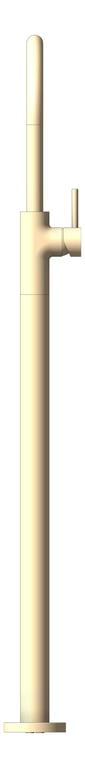 Front Image of Mixer Floor FaucetStrommen Pegasi Bath Curve