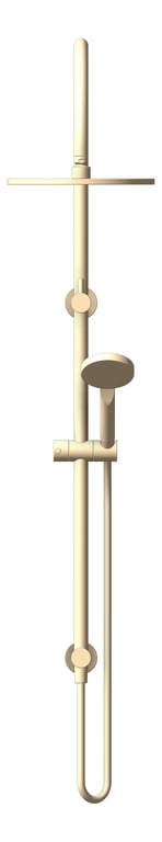 Front Image of Shower Dual FaucetStrommen Pegasi Curve 600