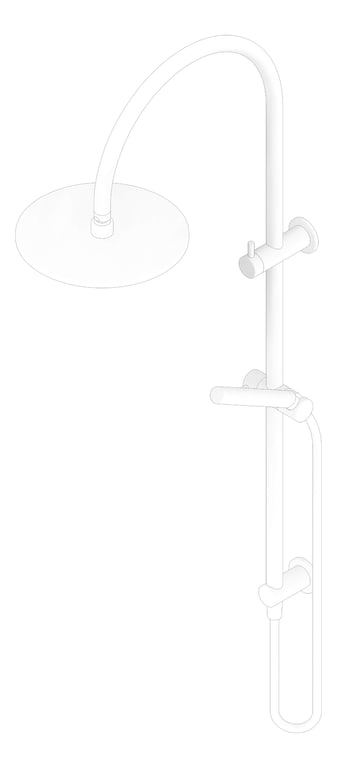 3D Documentation Image of Shower Dual FaucetStrommen Pegasi Curve Micro 600