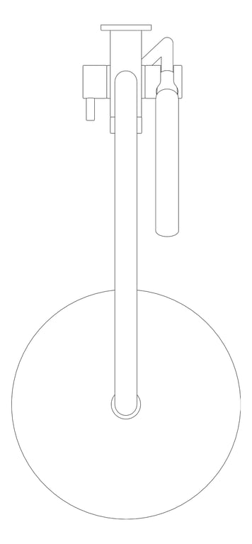 Plan Image of Shower Dual FaucetStrommen Pegasi Curve Micro 600
