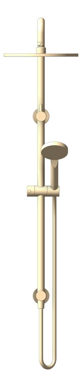 Front Image of Shower Dual FaucetStrommen Pegasi Square 600