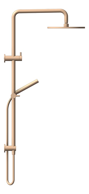 Left Image of Shower Dual FaucetStrommen Pegasi Square Micro 600