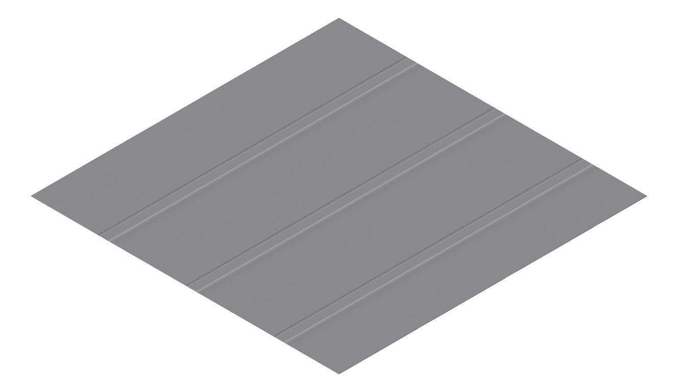 3D Presentation Image of Metal SheetCladding Fielders Finesse Boulevard285 BasaltMatt