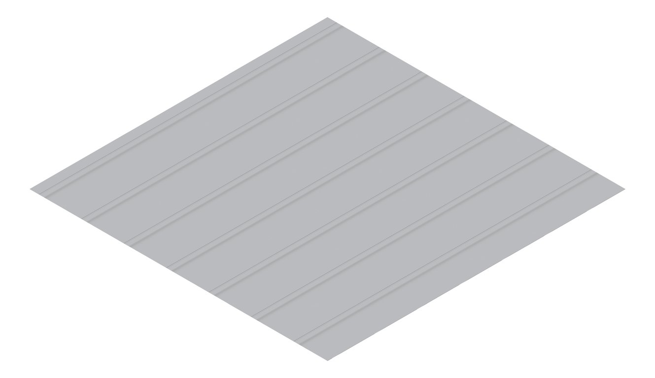 3D Presentation Image of Metal SheetCladding Fielders Finesse Boulevard285 BluegumMatt