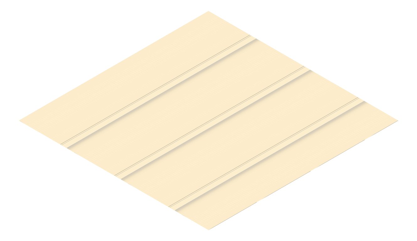 3D Presentation Image of Metal SheetCladding Fielders Finesse Boulevard285 Paperbark