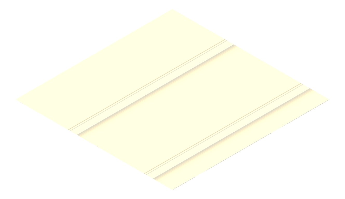 3D Presentation Image of Metal SheetCladding Fielders Finesse Boulevard485 ClassicCream
