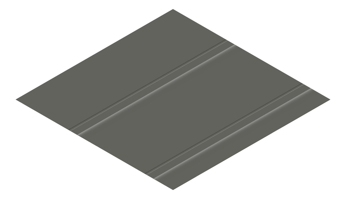 3D Presentation Image of Metal SheetCladding Fielders Finesse Boulevard485 WoodlandGrey