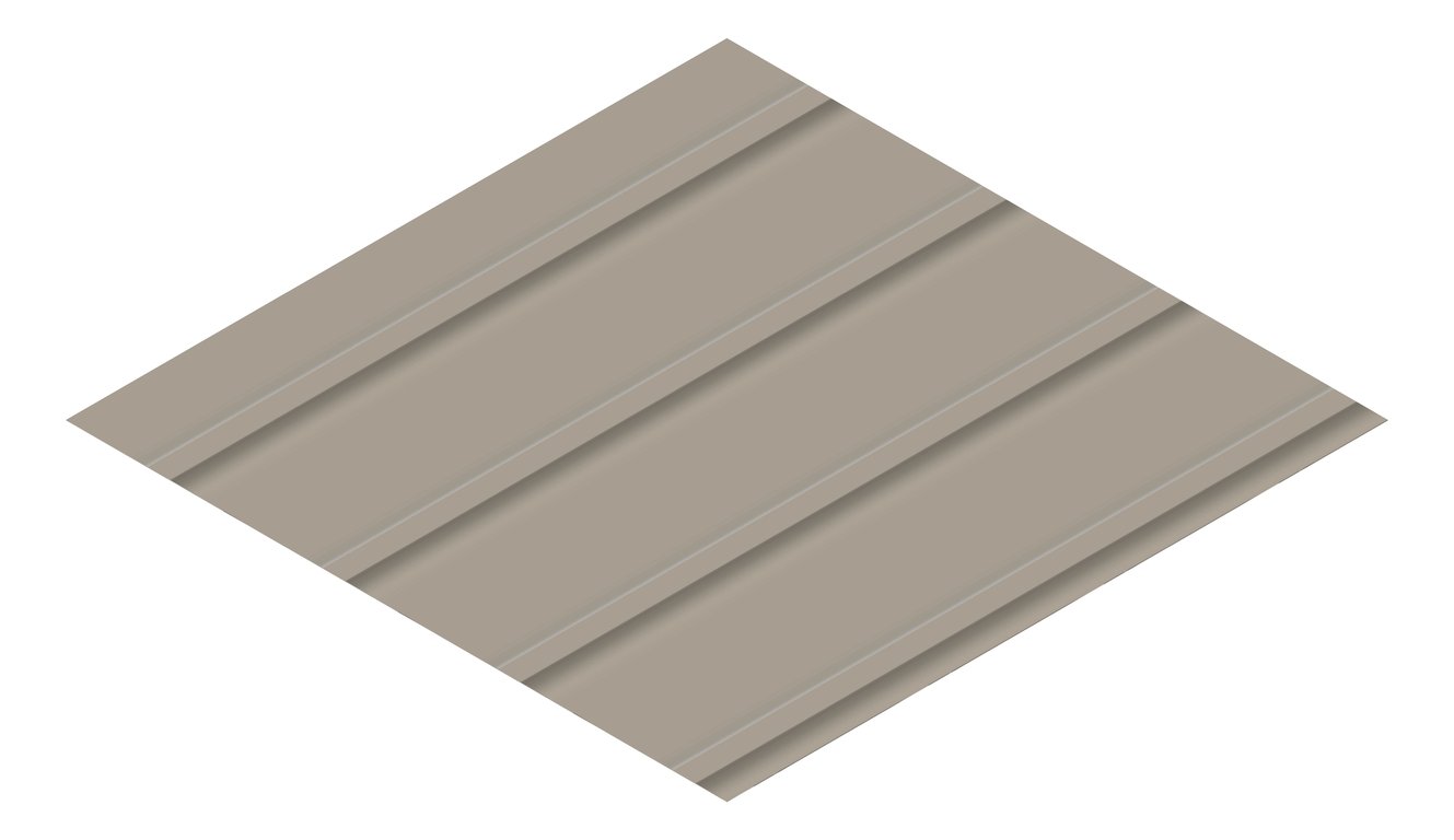 3D Presentation Image of Metal SheetCladding Fielders Finesse Cadence265 Gully