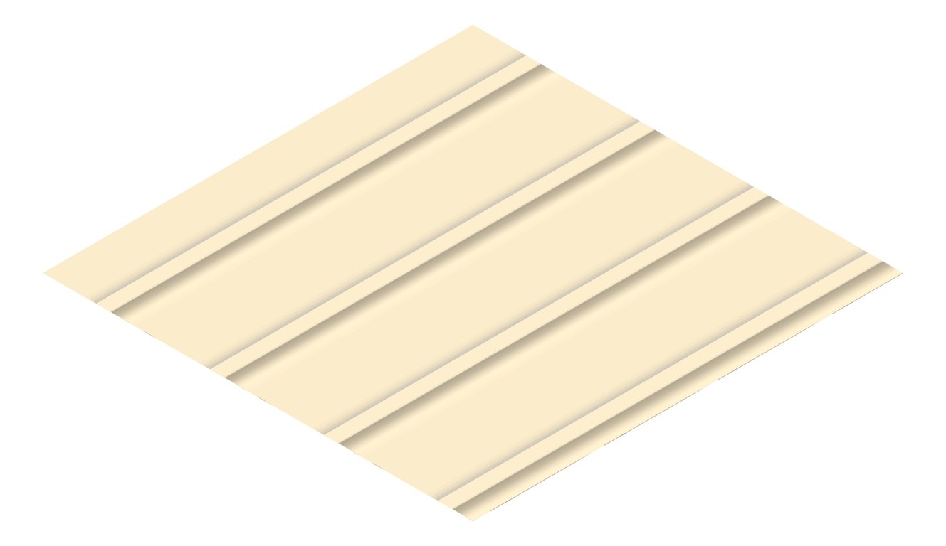 3D Presentation Image of Metal SheetCladding Fielders Finesse Cadence265 Paperbark