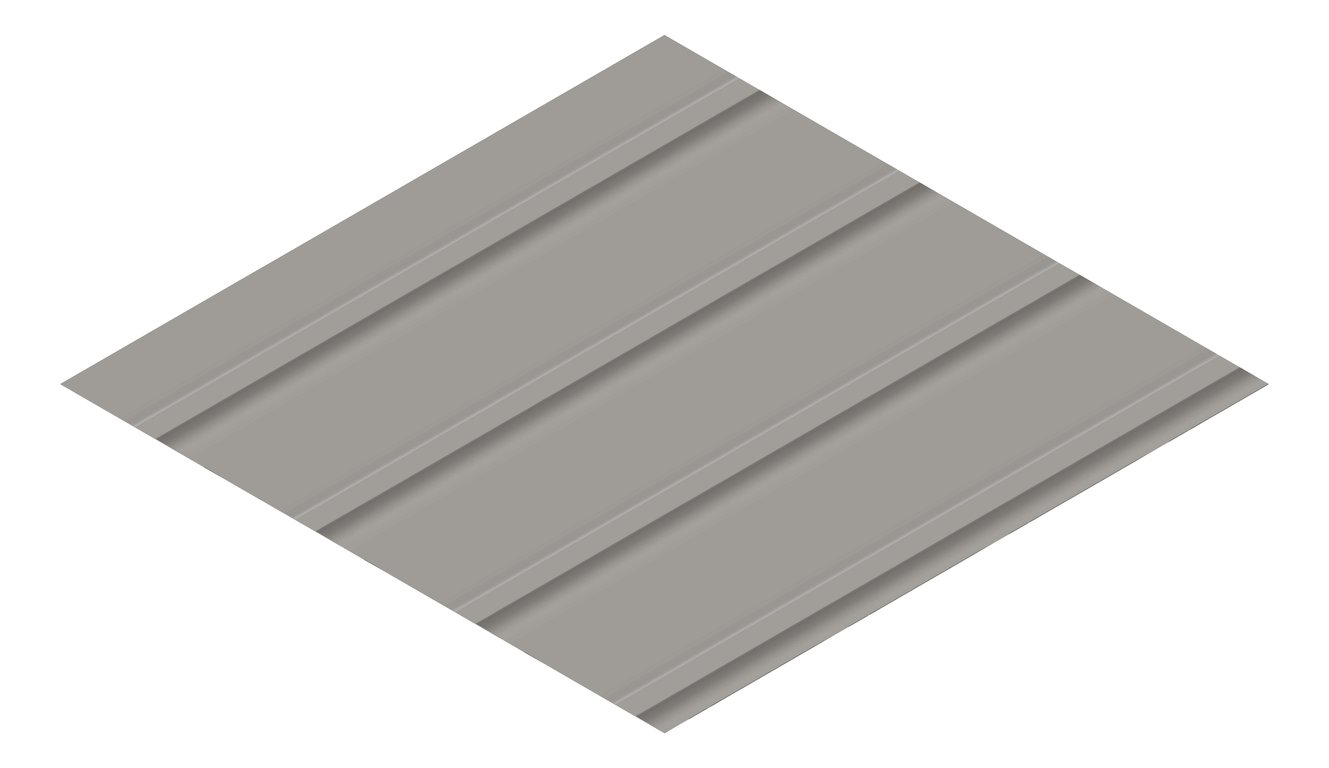 3D Presentation Image of Metal SheetCladding Fielders Finesse Cadence265 Wallaby