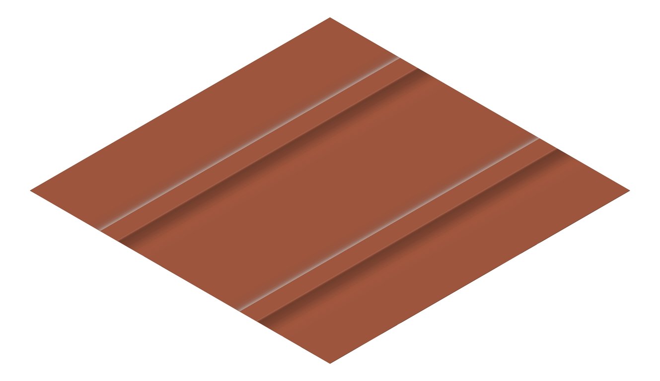 3D Presentation Image of Metal SheetCladding Fielders Finesse Cadence465 Aries